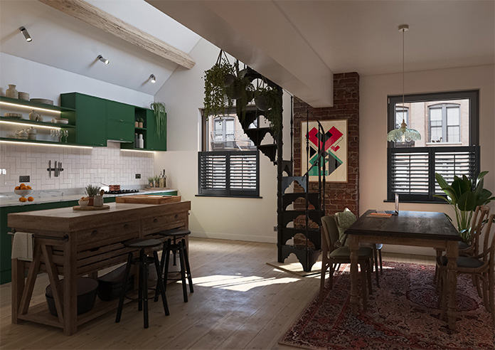 Bromley, Midnight Black - Cafe Style Plantation Shutter - Image 7